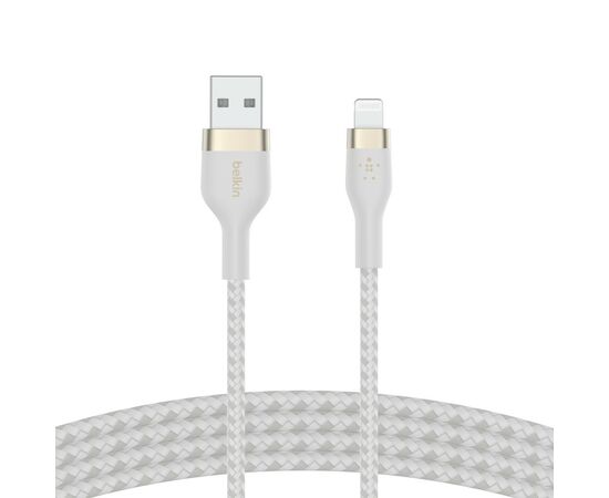 Дата кабель USB 2.0 AM to Lightning 1.0m white Belkin (CAA010BT1MWH)
