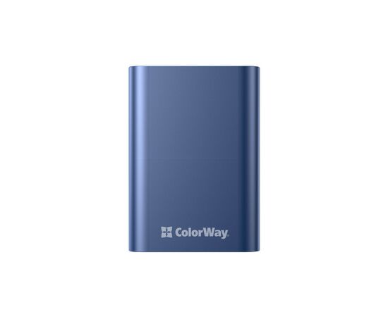 Батарея универсальная ColorWay 20 000 mAh PD/20W, QC/3.0, USB-C/USB-A max.22.5W Blue (CW-PB200LPG2BL-PDD)