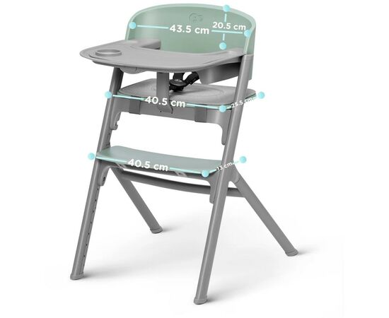 Стульчик для кормления Kinderkraft с шезлонгом Livy Calmee Aster Pink (5902533919635), изображение 10 Стульчик для кормления Kinderkraft с шезлонгом Livy Calmee Aster Pink (5902533919635), изображение 10