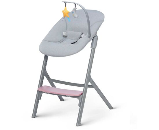 Стульчик для кормления Kinderkraft с шезлонгом Livy Calmee Aster Pink (5902533919635), изображение 3 Стульчик для кормления Kinderkraft с шезлонгом Livy Calmee Aster Pink (5902533919635), изображение 3