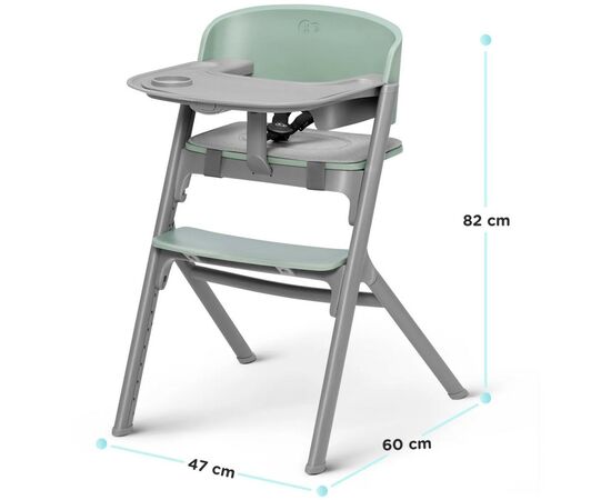 Стульчик для кормления Kinderkraft с шезлонгом Livy Calmee Aster Pink (5902533919635), изображение 9 Стульчик для кормления Kinderkraft с шезлонгом Livy Calmee Aster Pink (5902533919635), изображение 9