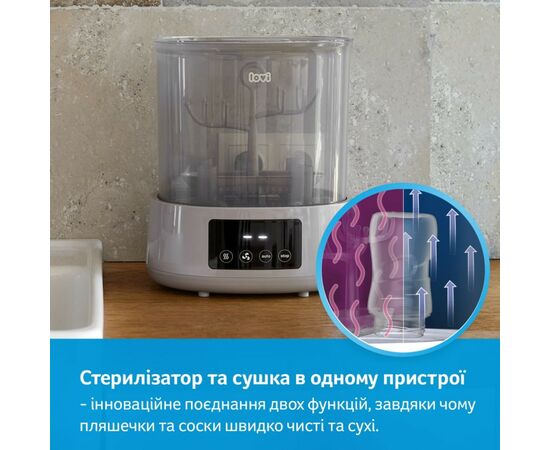 Стерилізатор Lovi електричний паровий зі сушаркою (12/209), зображення 5