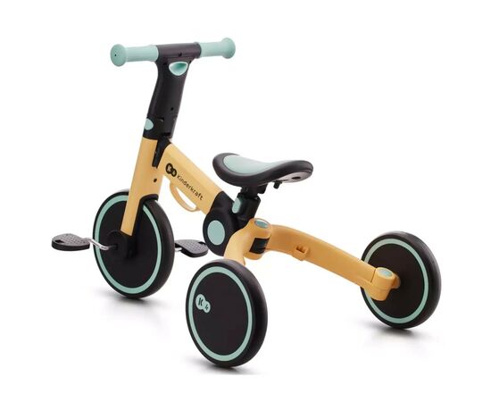 Детский велосипед Kinderkraft 3 в 1 4TRIKE Sunflower Blue (KR4TRI22BLU000 (5902533922406), изображение 3 Детский велосипед Kinderkraft 3 в 1 4TRIKE Sunflower Blue (KR4TRI22BLU000 (5902533922406), изображение 3