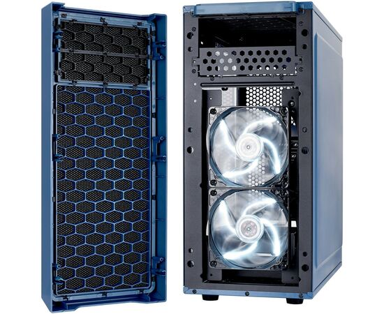 Корпус Fractal Design Focus G Blue Window (FD-CA-FOCUS-BU-W), изображение 9 Корпус Fractal Design Focus G Blue Window (FD-CA-FOCUS-BU-W), изображение 9