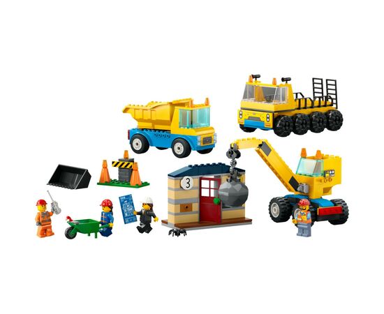 Конструктор LEGO City Строительный грузовик и шаровидный кран-таран 235 деталей (60391), изображение 2 Конструктор LEGO City Строительный грузовик и шаровидный кран-таран 235 деталей (60391), изображение 2