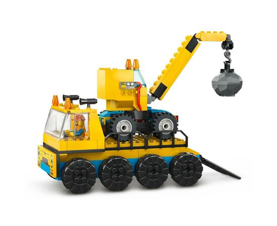 Конструктор LEGO City Строительный грузовик и шаровидный кран-таран 235 деталей (60391), изображение 4 Конструктор LEGO City Строительный грузовик и шаровидный кран-таран 235 деталей (60391), изображение 4