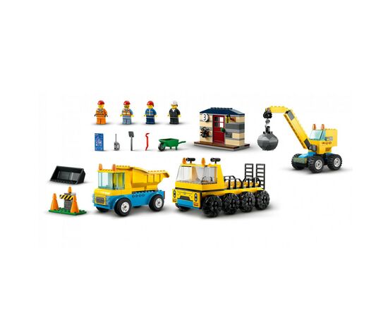 Конструктор LEGO City Строительный грузовик и шаровидный кран-таран 235 деталей (60391), изображение 7 Конструктор LEGO City Строительный грузовик и шаровидный кран-таран 235 деталей (60391), изображение 7
