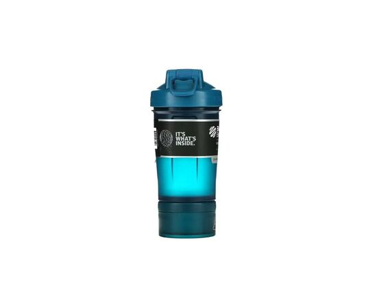 Шейкер спортивный BlenderBottle ProStak 22oz/650 мл з 2-ма контейнерами Синій (PS 22oz Navy), изображение 4 Шейкер спортивный BlenderBottle ProStak 22oz/650 мл з 2-ма контейнерами Синій (PS 22oz Navy), изображение 4