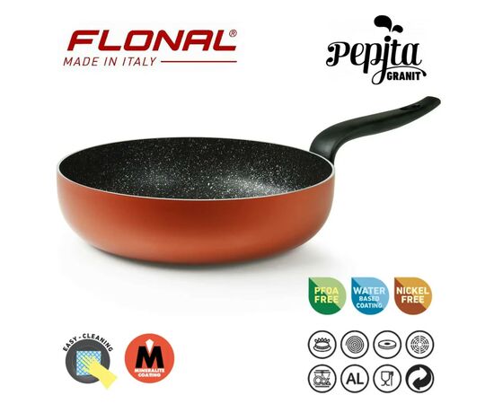 Сковорода Flonal Pepita Granit 24 см (PGFPB2450), изображение 9 Сковорода Flonal Pepita Granit 24 см (PGFPB2450), изображение 9