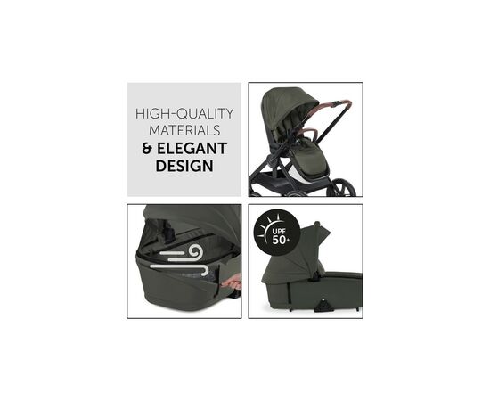 Коляска Hauck 2 в 1 Walk N Care Air (Dark Olive) (16549-2), изображение 11 Коляска Hauck 2 в 1 Walk N Care Air (Dark Olive) (16549-2), изображение 11