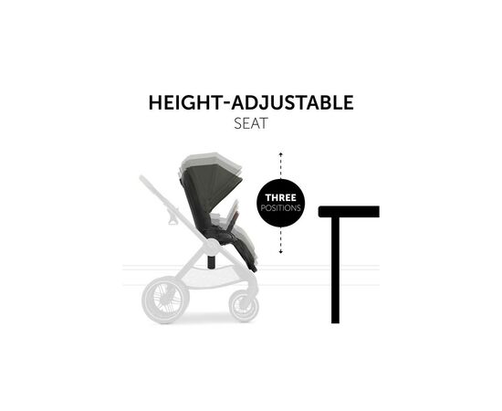 Коляска Hauck 2 в 1 Walk N Care Air (Dark Olive) (16549-2), изображение 5 Коляска Hauck 2 в 1 Walk N Care Air (Dark Olive) (16549-2), изображение 5