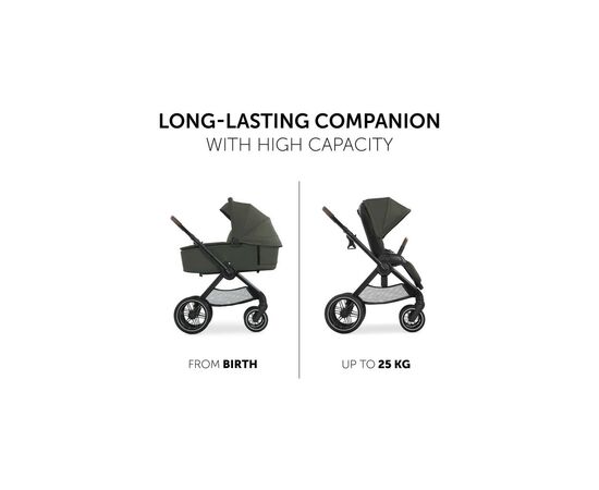 Коляска Hauck 2 в 1 Walk N Care Air (Dark Olive) (16549-2), изображение 6 Коляска Hauck 2 в 1 Walk N Care Air (Dark Olive) (16549-2), изображение 6