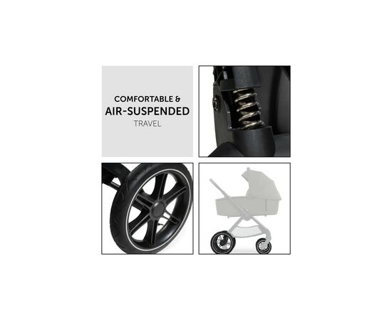 Коляска Hauck 2 в 1 Walk N Care Air (Dark Olive) (16549-2), изображение 9 Коляска Hauck 2 в 1 Walk N Care Air (Dark Olive) (16549-2), изображение 9