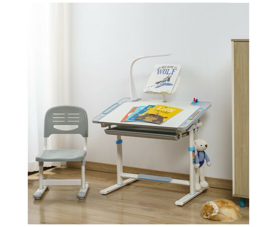 Парта со стулом FunDesk Littonia Blue, изображение 12 Парта со стулом FunDesk Littonia Blue, изображение 12