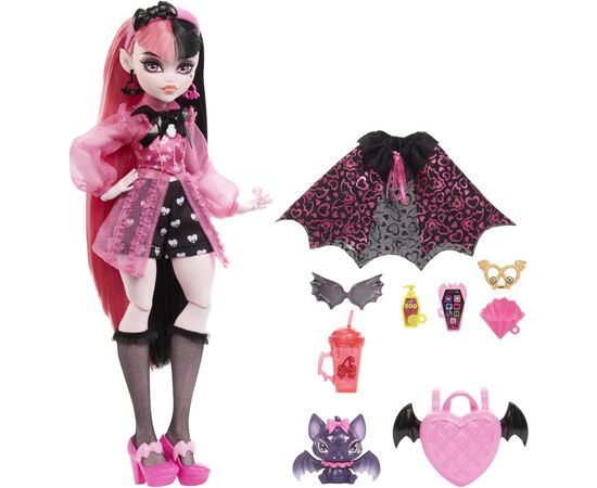 Кукла Monster High Монстро-классика Дракулора (HHK51), изображение 2 Кукла Monster High Монстро-классика Дракулора (HHK51), изображение 2