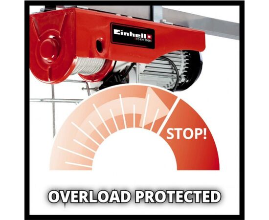 Лебедка Einhell тельфер TC-EH 1000 (2255160), изображение 5 Лебедка Einhell тельфер TC-EH 1000 (2255160), изображение 5