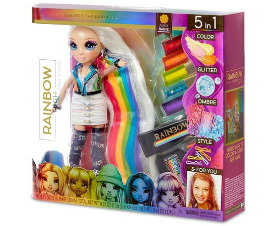 Кукла Rainbow High Стильная прическа (с аксессуарами) (569329), изображение 11 Кукла Rainbow High Стильная прическа (с аксессуарами) (569329), изображение 11