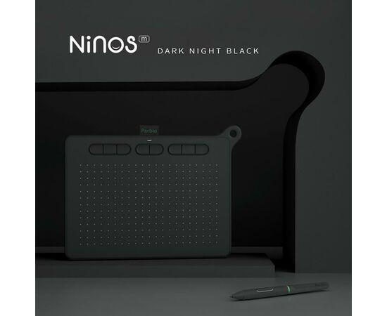Графический планшет Parblo Ninos M Black (NINOSM), изображение 9 Графический планшет Parblo Ninos M Black (NINOSM), изображение 9