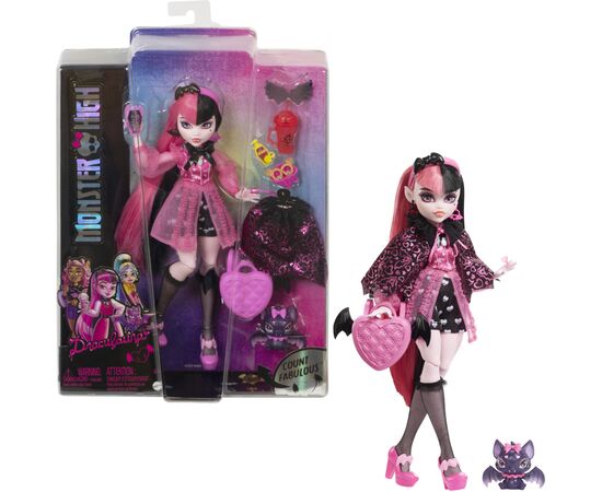 Кукла Monster High Монстро-классика Дракулора (HHK51), изображение 9 Кукла Monster High Монстро-классика Дракулора (HHK51), изображение 9