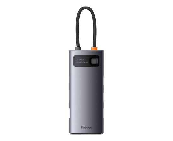Порт-реплікатор Baseus 7-in-1 Metal Gleam Series Type-C to HDMI+USB+VGA+RJ45 Docking Station (WKWG040013), зображення 4 Порт-реплікатор Baseus 7-in-1 Metal Gleam Series Type-C to HDMI+USB+VGA+RJ45 Docking Station (WKWG040013), зображення 4