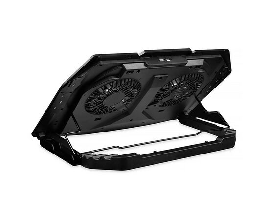 Подставка для ноутбука Modecom SILENT FAN MC-CF-21-RGB (PL-MC-CF-21-RGB), изображение 4 Подставка для ноутбука Modecom SILENT FAN MC-CF-21-RGB (PL-MC-CF-21-RGB), изображение 4