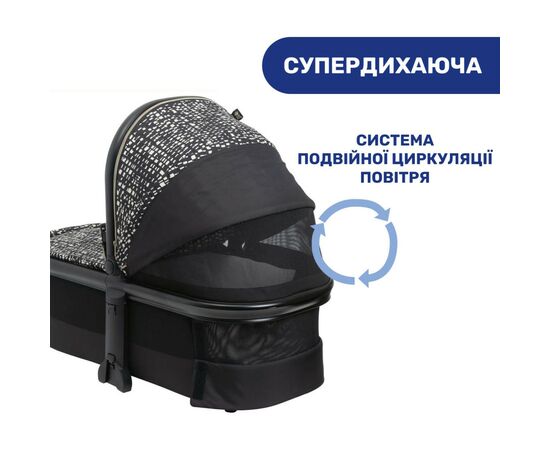 Коляска Chicco 2 в 1 Mysa Glam Dew Re-Lux (87026.71.01), зображення 4