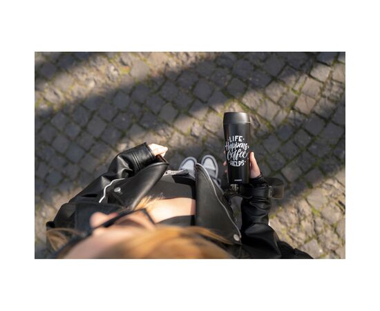 Термочашка Ardesto Coffee Time 450 мл Чорна (AR2645BC), изображение 5 Термочашка Ardesto Coffee Time 450 мл Чорна (AR2645BC), изображение 5