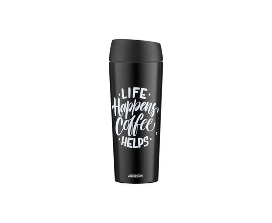 Термочашка Ardesto Coffee Time 450 мл Чорна (AR2645BC)