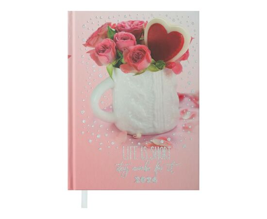 Тижневик Buromax датований 2024 ROMANTIC, А5 рожевий (BM.2170-10)