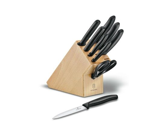 Набор ножей Victorinox SwissClassic Cutlery Block 9 шт (6.7193.9), изображение 2 Набор ножей Victorinox SwissClassic Cutlery Block 9 шт (6.7193.9), изображение 2
