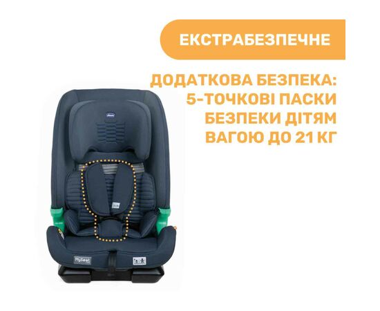 Автокресло Chicco MySeat i-Size Air Синий (79873.87), изображение 4 Автокресло Chicco MySeat i-Size Air Синий (79873.87), изображение 4