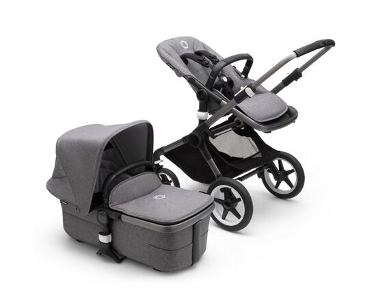 Коляска Bugaboo 2 в 1 Fox 3 Graphite - Grey Melange (2306010001), изображение 12 Коляска Bugaboo 2 в 1 Fox 3 Graphite - Grey Melange (2306010001), изображение 12