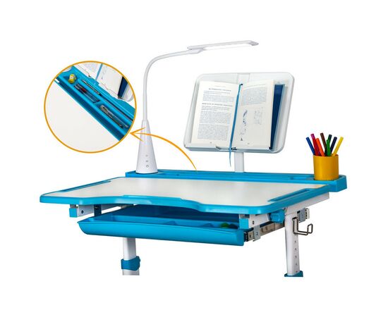 Парта со стулом Evo-kids BD-23 BL, изображение 5 Парта со стулом Evo-kids BD-23 BL, изображение 5