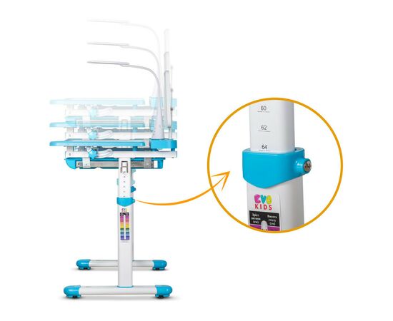 Парта со стулом Evo-kids BD-23 BL, изображение 7 Парта со стулом Evo-kids BD-23 BL, изображение 7