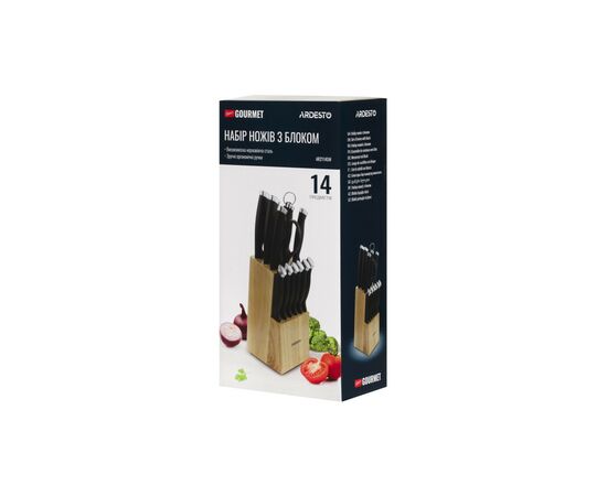 Набор ножей Ardesto Gemini Gourmet 14 предм (AR2114SW), изображение 2 Набор ножей Ardesto Gemini Gourmet 14 предм (AR2114SW), изображение 2