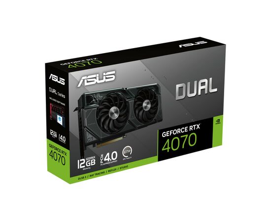 Видеокарта ASUS GeForce RTX4070 12Gb DUAL (DUAL-RTX4070-12G), изображение 12 Видеокарта ASUS GeForce RTX4070 12Gb DUAL (DUAL-RTX4070-12G), изображение 12