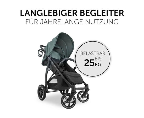 Коляска Hauck Rapid 4D Jungle Green (14899-0), изображение 5 Коляска Hauck Rapid 4D Jungle Green (14899-0), изображение 5