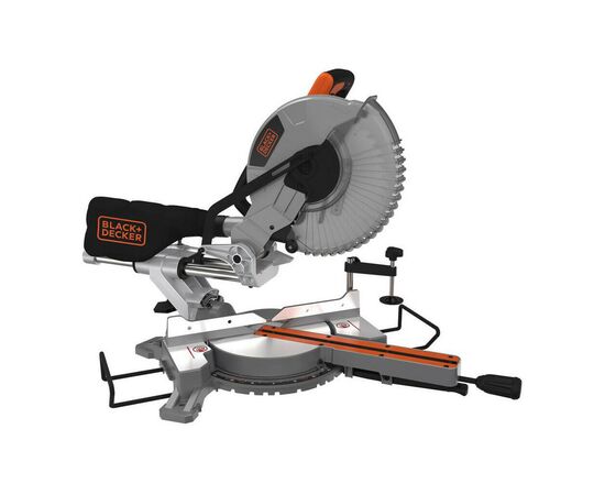 Торцовочная пила Black&Decker 2100 Вт, диск 254х30 мм, 5000 об/мин, XPS, вес 18.5 кг (BES710)