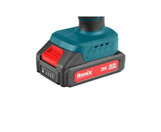 Шуруповерт Ronix аккумуляторный 20В, 1.5Ah x 2 (8620), изображение 5 Шуруповерт Ronix аккумуляторный 20В, 1.5Ah x 2 (8620), изображение 5