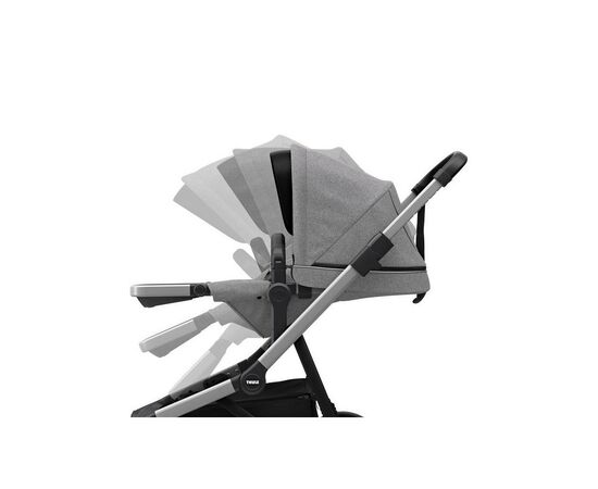 Коляска Thule Sleek Grey Melange (TH11000001), изображение 6 Коляска Thule Sleek Grey Melange (TH11000001), изображение 6