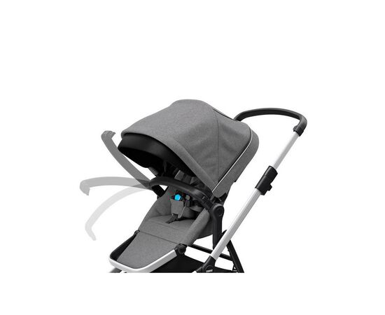 Коляска Thule Sleek Grey Melange (TH11000001), изображение 7 Коляска Thule Sleek Grey Melange (TH11000001), изображение 7
