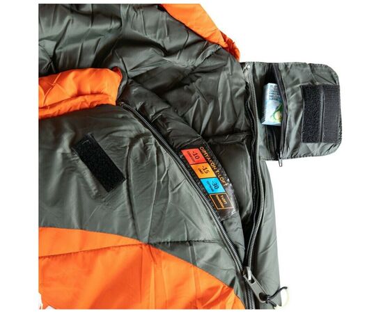 Спальный мешок Tramp Oimyakon Regular Orange/Grey L (UTRS-048R-L), изображение 7 Спальный мешок Tramp Oimyakon Regular Orange/Grey L (UTRS-048R-L), изображение 7