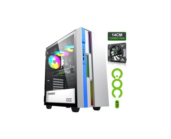Корпус Gamemax Brufen C3 WB, зображення 4 Корпус Gamemax Brufen C3 WB, зображення 4