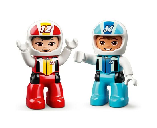 Конструктор LEGO Duplo Гоночные машины 44 детали (10947), изображение 3 Конструктор LEGO Duplo Гоночные машины 44 детали (10947), изображение 3