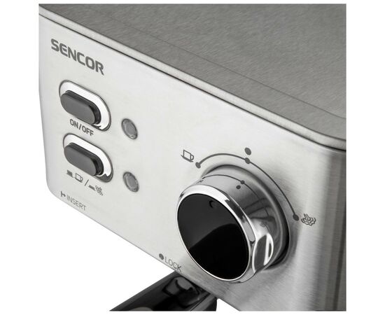 Рожковая кофеварка эспрессо Sencor SES 4010SS, изображение 3 Рожковая кофеварка эспрессо Sencor SES 4010SS, изображение 3