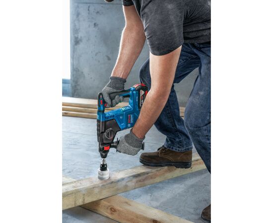 Перфоратор Bosch GBH 187-LI Professional 18 В, SDS-Plus, 2.4 Дж, 980 об/мин (без АКБ и ЗУ) (0.611.923.020), изображение 6 Перфоратор Bosch GBH 187-LI Professional 18 В, SDS-Plus, 2.4 Дж, 980 об/мин (без АКБ и ЗУ) (0.611.923.020), изображение 6