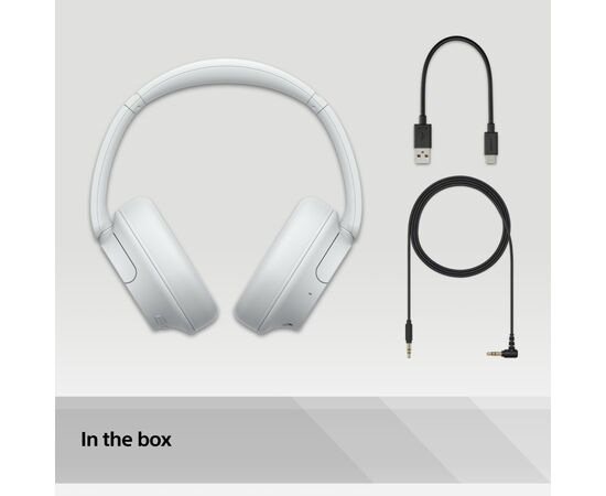 Наушники Sony WH-CH720N Wireless White (WHCH720NW.CE7), изображение 2 Наушники Sony WH-CH720N Wireless White (WHCH720NW.CE7), изображение 2