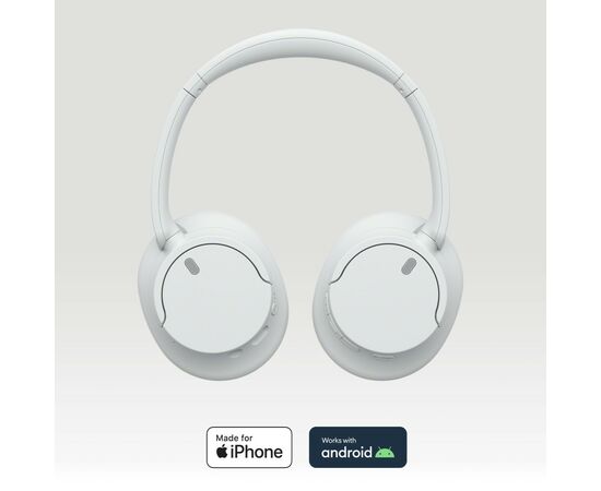 Наушники Sony WH-CH720N Wireless White (WHCH720NW.CE7), изображение 8 Наушники Sony WH-CH720N Wireless White (WHCH720NW.CE7), изображение 8