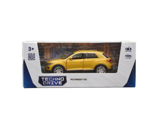 Машина Techno Drive Volkswagen T-Roc 2017 золотой (250345U), изображение 11 Машина Techno Drive Volkswagen T-Roc 2017 золотой (250345U), изображение 11