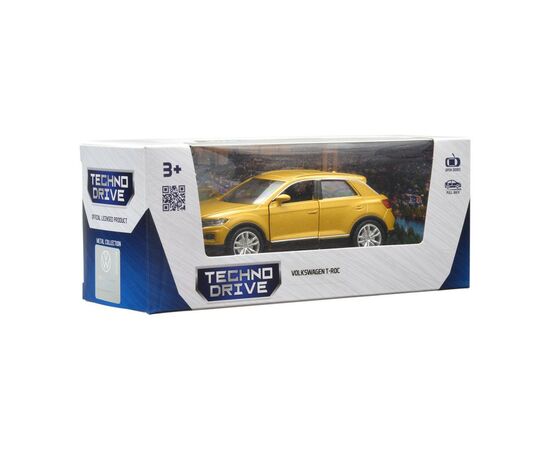 Машина Techno Drive Volkswagen T-Roc 2017 золотой (250345U), изображение 2 Машина Techno Drive Volkswagen T-Roc 2017 золотой (250345U), изображение 2
